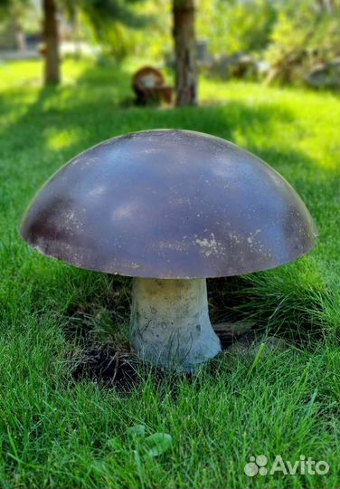 Декор из бетона Грибы для сада. Ручная работа