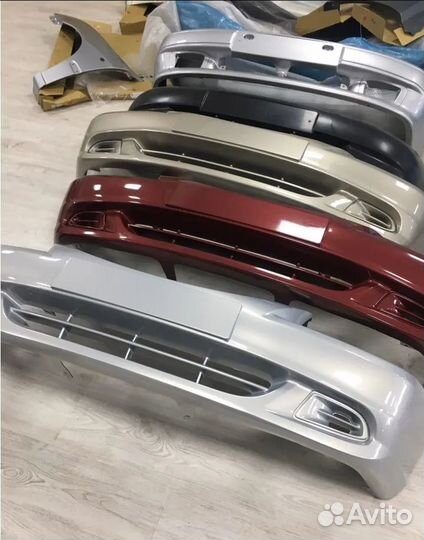 Бампер крыло Hyundai Accent окрашенные в цвет