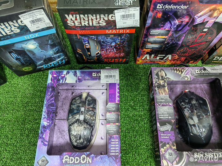 Игровые мышки (новые в упаковке)