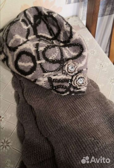 Комплекты: берет+шарф женский