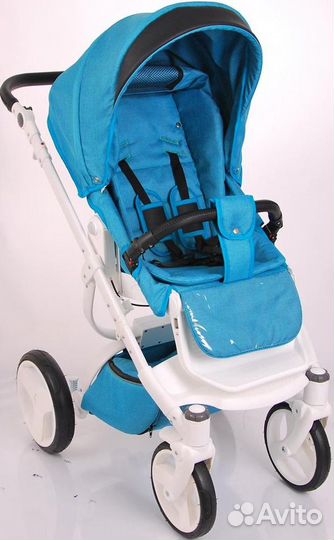 Коляска lonex Cosmo 2 в 1- 3в1 Небесная Новая