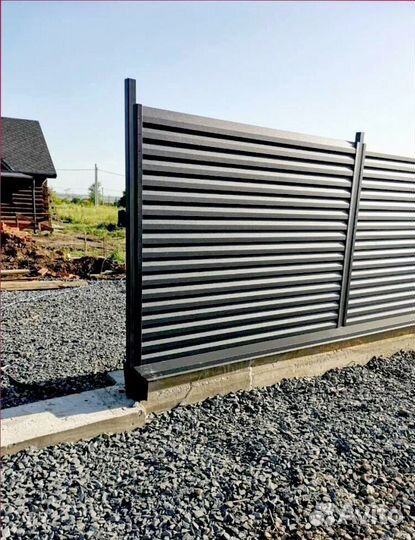 Забор жалюзи