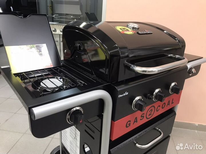 Газовый+угольный гриль char-broil GAS2coal hybrid