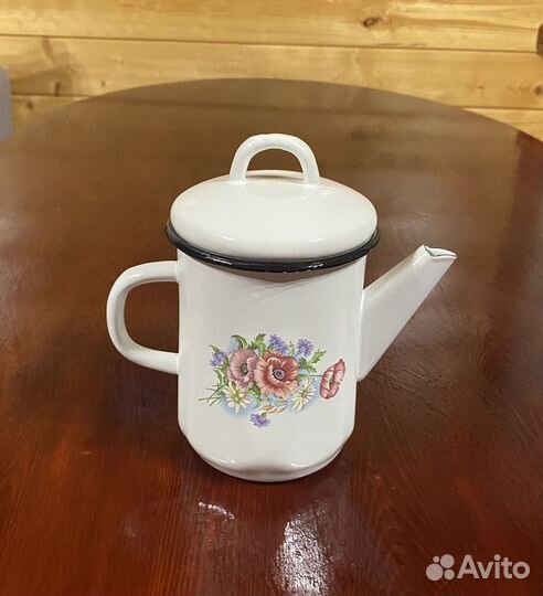 Кофейник (чайник) эмалированный СССР