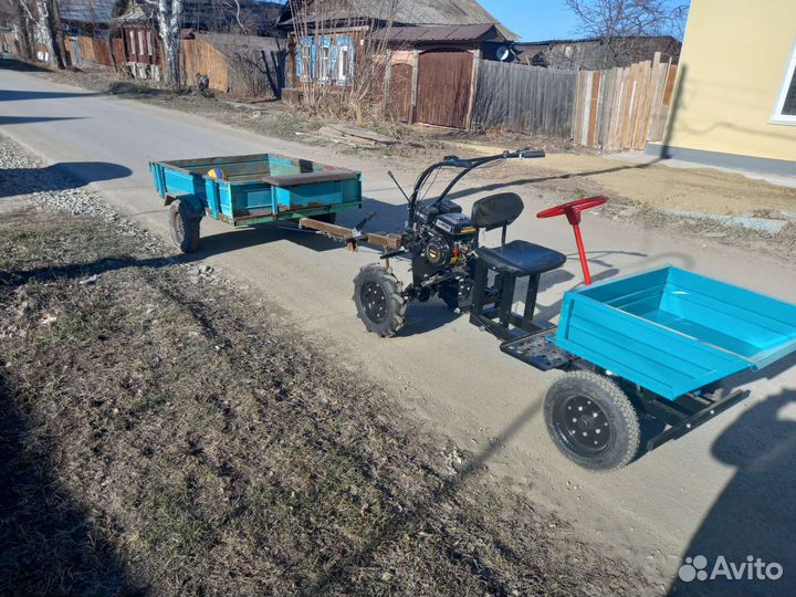 Мотоблок каскад с передним адаптором