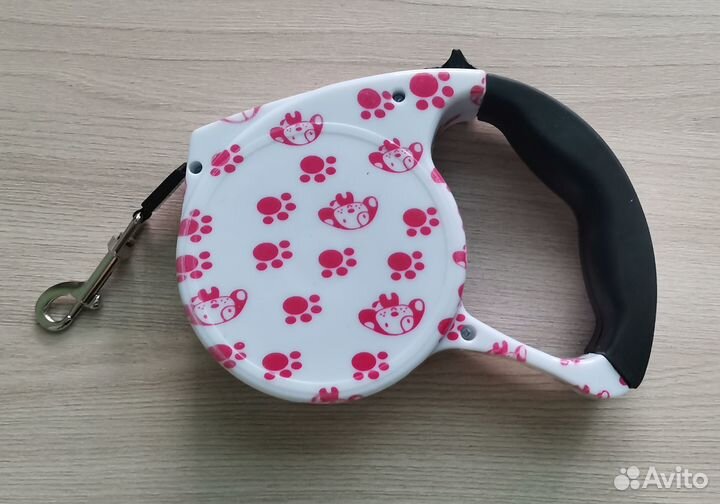 Поводок рулетка для собак 5м до 15кг