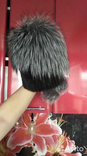 Шапка норка новая