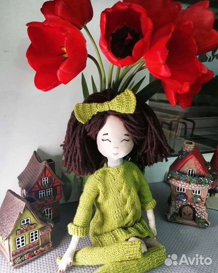 Текстильная кукла ручной работы