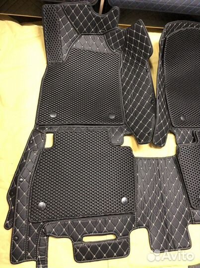 3d коврики из экокожи в салон. На все авто