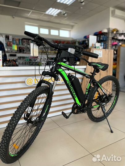 Велогибрид Eltreco XT 600 D черно-зеленый