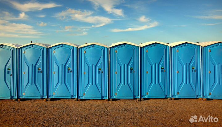 Туалетные кабины, новые, из крепкого пластика