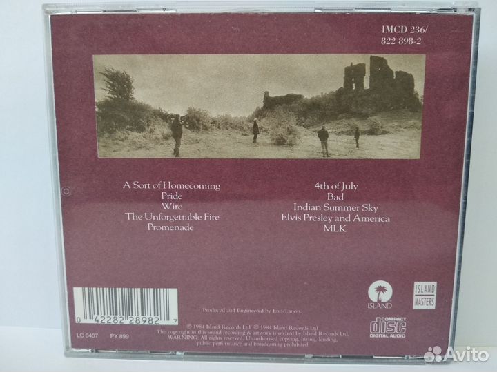 CD.U2 - The Unforgettable Fine. Germany New