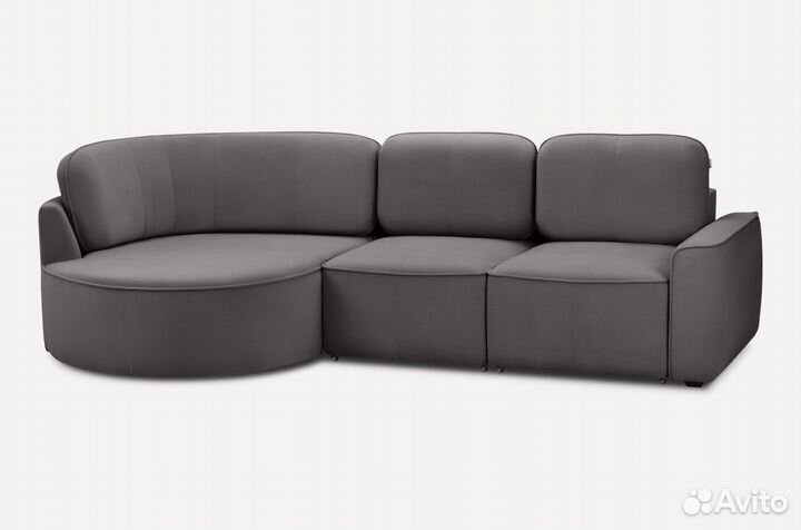 Угловой диван Шера Velvet Grey