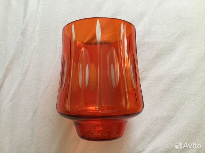 Ваза цветное стекло СССР