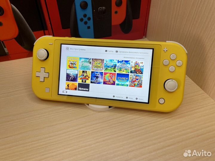 Прошитый(чип) Nintendo switch Lite 160gb