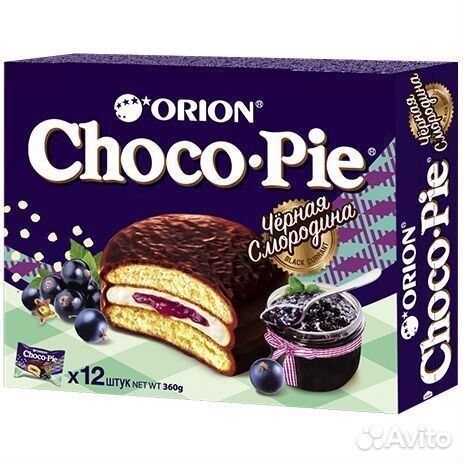 Пирожное Choco Pie Чёрная Смородина 336 г