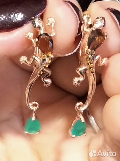 Серебряные серьги