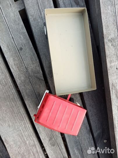 Игрушка грузовик СССР маз полуприцеп