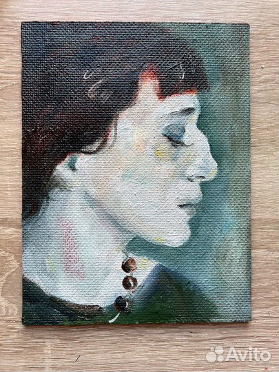 Картина маслом, Ахматова, 15/20 см