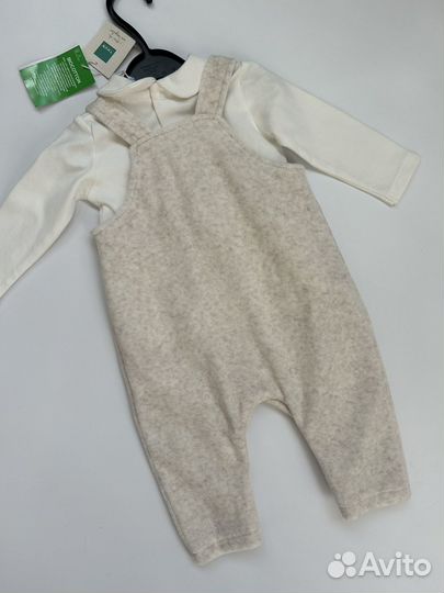 Велюровый комбинезон для новорождённых OVS 62