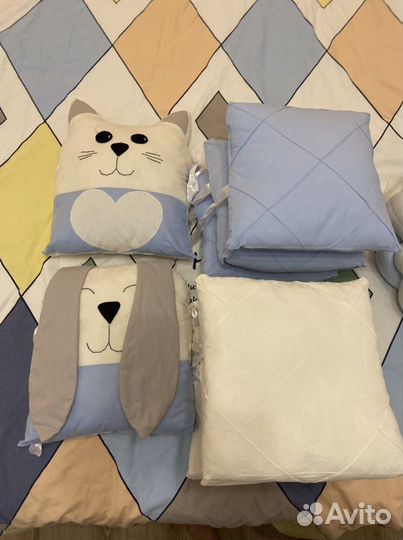 Бортики в детскую кроватку бу