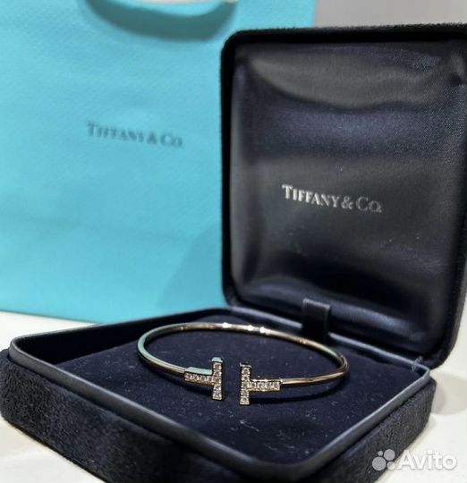 Золотой браслет tiffany