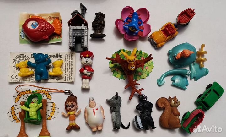 Игрушки из киндера 90х