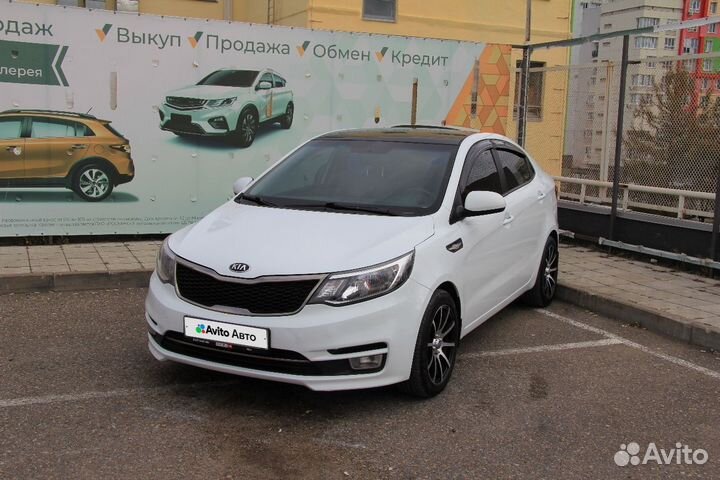 Kia Rio 1.6 МТ, 2015, 132 043 км