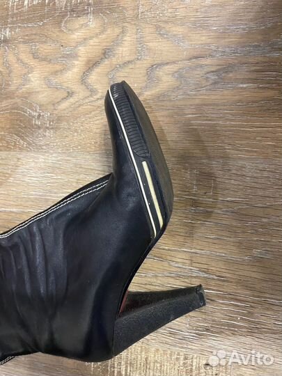 Сапоги женские осенние натуральная кожа размер 37