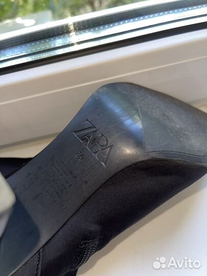 Ботильоны zara 39