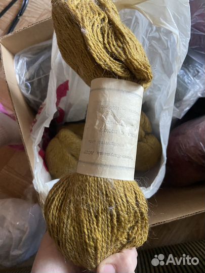 Пряжа для вязания шерсть СССР