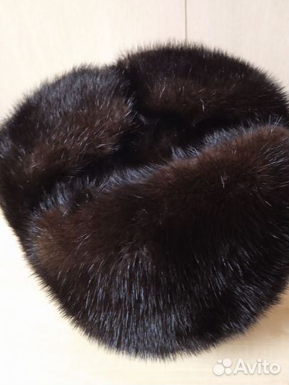 Норковая шапка мужская