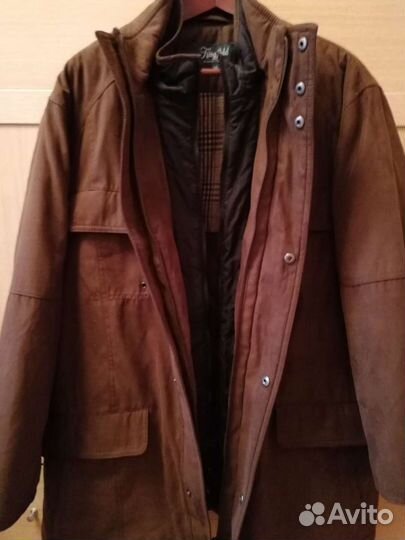 Куртка мужская под замшу