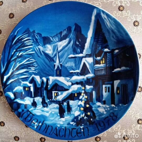 Тарелка рождество