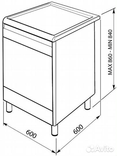 Варочный центр Smeg CO68GMP9