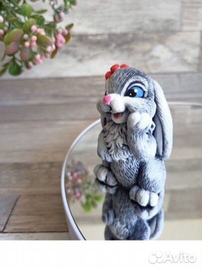 Мыло ручной работы зайка