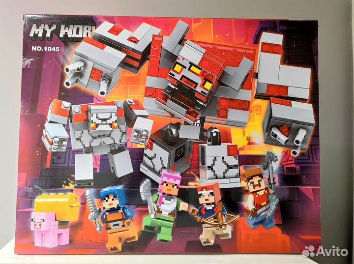 Конструктор Майнкрафт - Битва за красную пыль