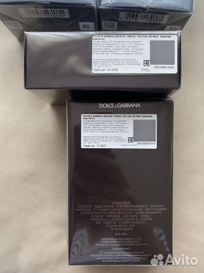 Dolce gabbana the one, light blue оригинал