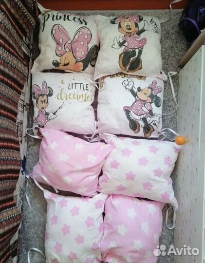 Бортики в детскую кроватку