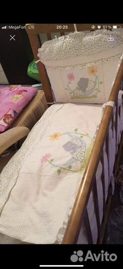 Детское постельное белье в детскую кроватку