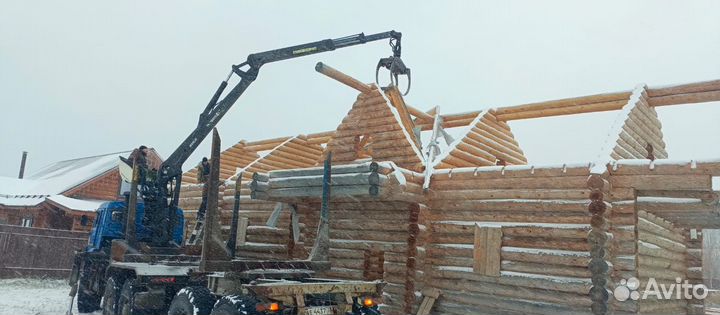 Срубы домов, бань, коттеджей под ключ с доставкой