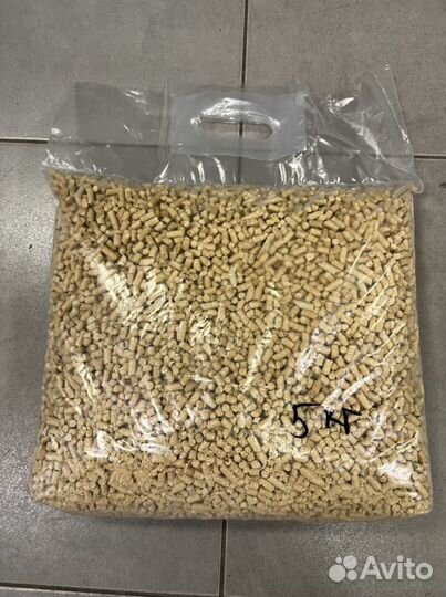 Древесный наполнитель для кошачьего туалета