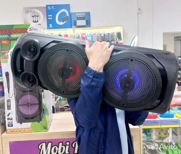 Большая громкая беспроводная колонка