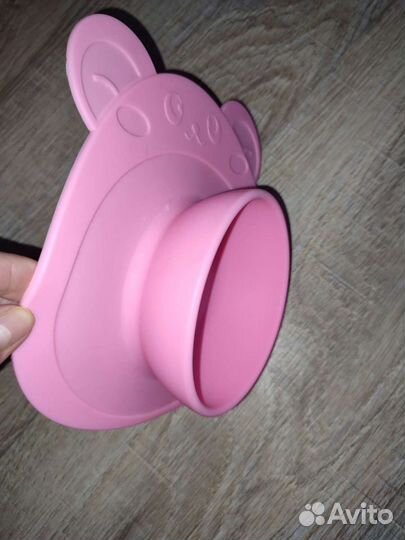 Тарелка силиконовая новая