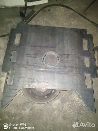 Замена опорной плиты полуприцепа. Сварочные работы