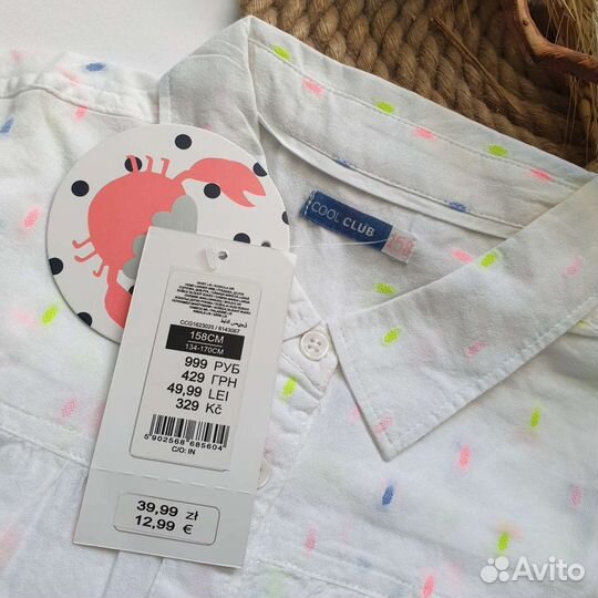 Рубашечка на девочку 12-13 лет