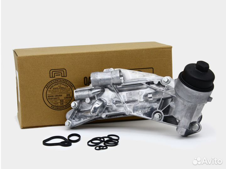 Маслоохладитель масленного фильтра GM 12992593