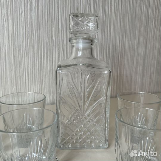 Набор для виски графин (штоф) и 6 стаканов