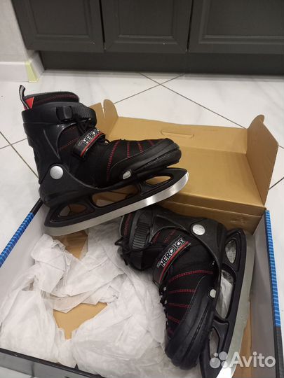 Коньки беговые раздвижные SK8 Hero Ice