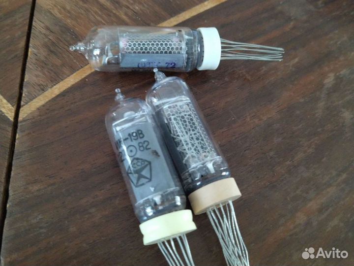 Газоразрядные индикаторы ин-19в; ин-7; ин-15а;